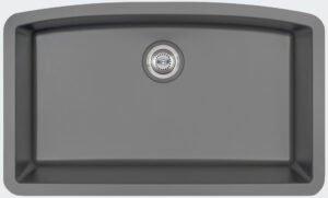 Quartz 19.5 in. x 32.5 in. Undermount Single Bowl Kitchen Sink